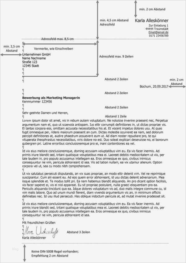 Din 5008 Vorlage Großartig Bewerben Nach Din 5008 Tipps Für Bewerbung & Lebenslauf