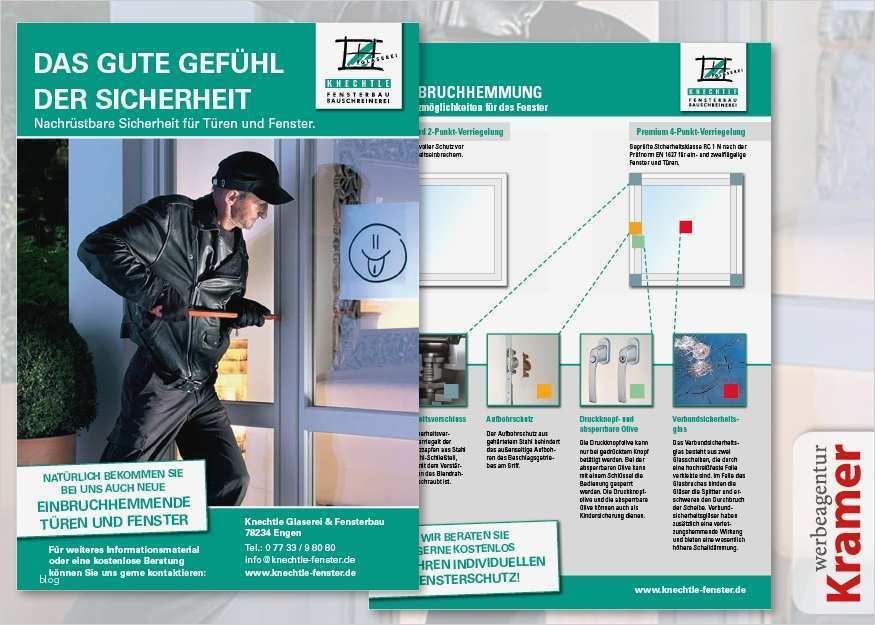 Din A4 Flyer Vorlage Angenehm Werbeflyer Din A4 Für Einbruchschutz