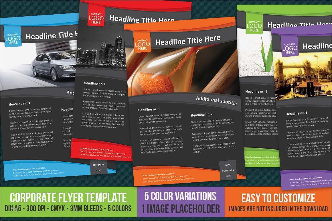 Din A5 Broschüre Vorlage Genial Corporate Flyer Template A5 Flyer Templates On Creative