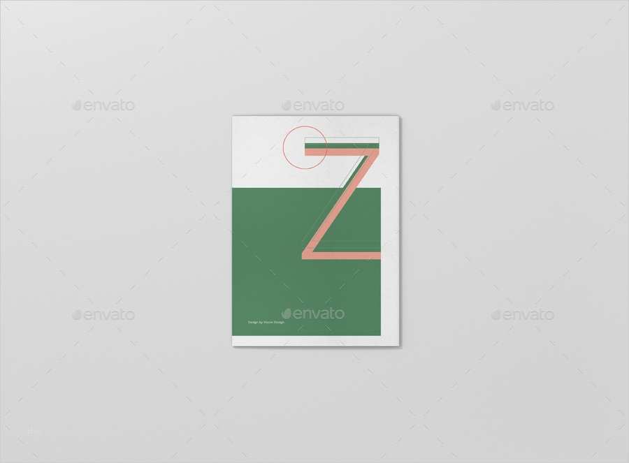 Din A5 Broschüre Vorlage Gut Z Fold Brochure Mockup Din A4 A5 A6 by Visconbiz