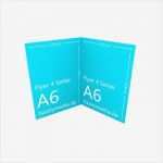 Din A6 Flyer Vorlage Cool Flyer Din A6 10 5 X 14 8 Cm 4 Seitig