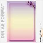 Din A6 Flyer Vorlage Luxus orchideenblÜten 100 Blatt Flyer Motivpapier Din A6 90g M²