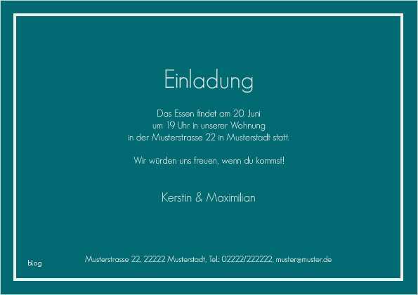 Dinner Einladung Vorlage Hübsch Einladungskarte Zum Essen Leonore