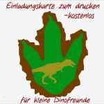 Dino Basteln Vorlage Genial Einladung Kindergeburtstag Dinosaurier Enhance Erster