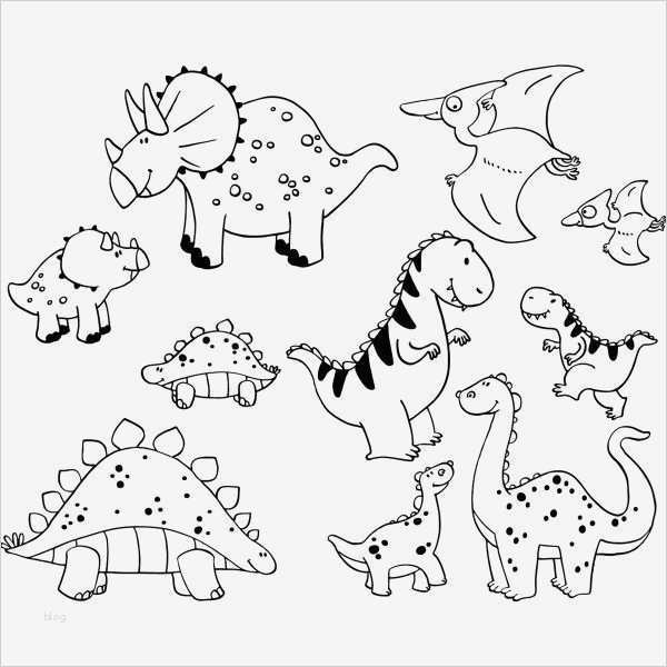 Dinosaurier Vorlagen Zum Ausschneiden Schönste Dibujo Para Imprimir Y Colorear Con Muchos Dinosaurios