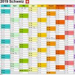 Disclaimer Schweiz Vorlage Wunderbar Kalender 2019 Schweiz In Excel Zum Ausdrucken