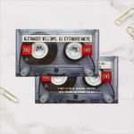 Dj Visitenkarten Vorlagen Luxus Extraordinaire Kassette Dj Visitenkarte