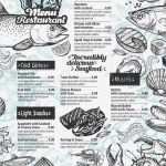 Döner Flyer Vorlage Schön Fish Restaurant Menu Card Stockfotos & Fish Restaurant