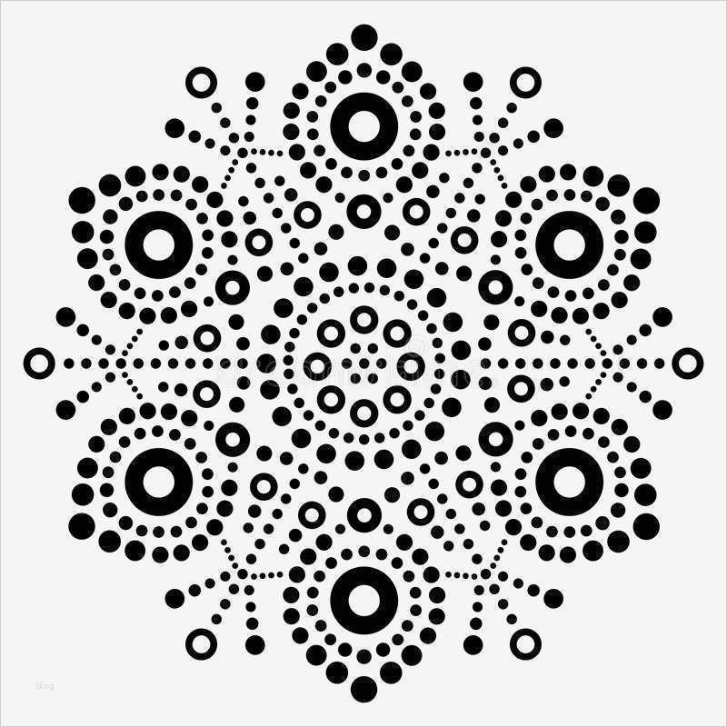 Dot Painting Vorlagen Wunderbar Christmas Black Snowflake Dot Art Vector Design