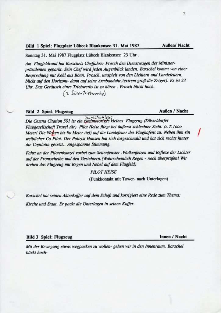 Drehbuch Vorlage Bewundernswert Deutsche Kinemathek Heinrich Breloer