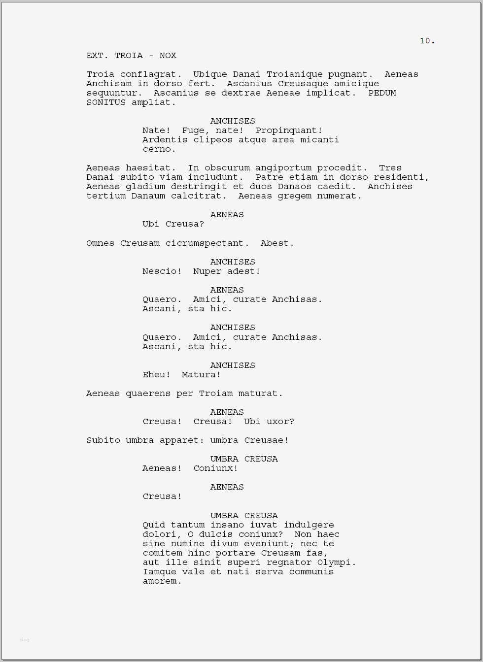 Drehbuch Vorlage Schönste File Latin Screenplay Of Aeneid Png Wikimedia Mons