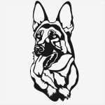 Dxf Vorlagen Laserschneiden Gut Dxf File Of A German Shepherd for Use with A Cmc Machine