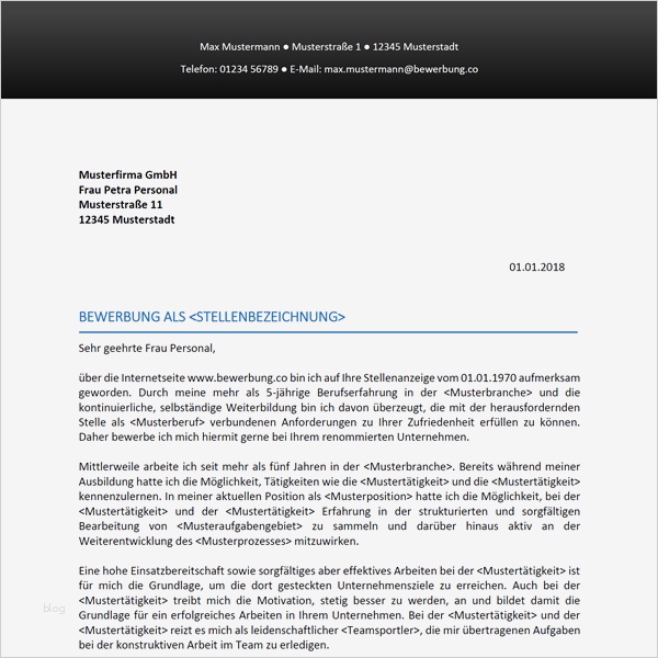 E Mail Bewerbung Vorlage Cool Bewerbung Muster 34 Bewerbung