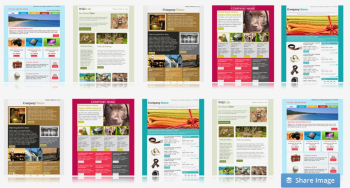 E Mail Newsletter Vorlage Beste 223 Free Responsive Email Templates