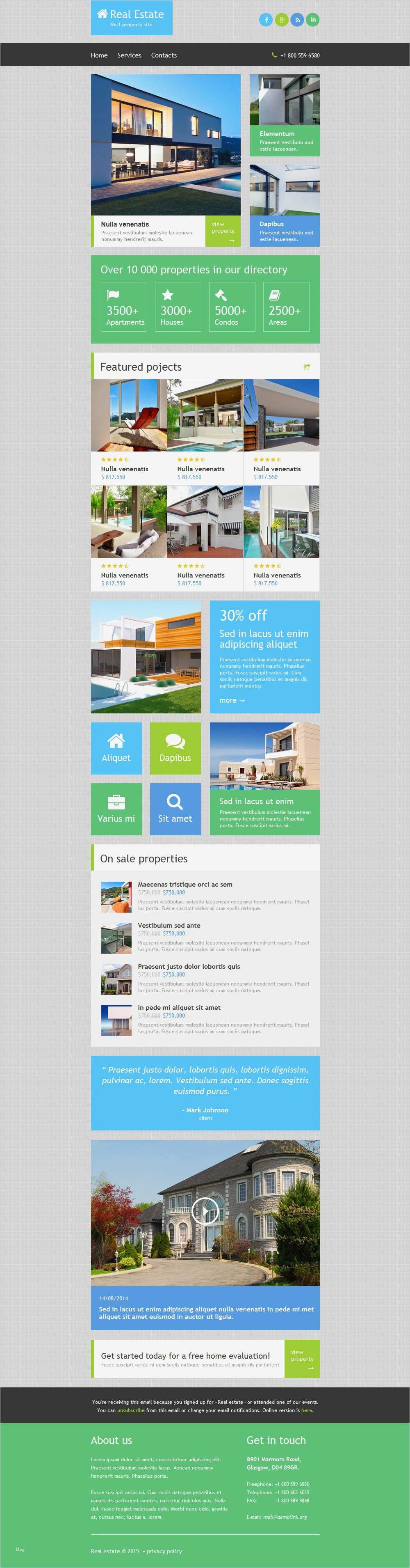 E Mail Newsletter Vorlage Süß Newsletter Vorlage Für Immobilienagentur
