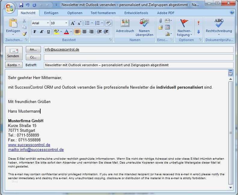E Mail Newsletter Vorlage Wunderbar Newsletter software • Crm software Genial Einfach Crm