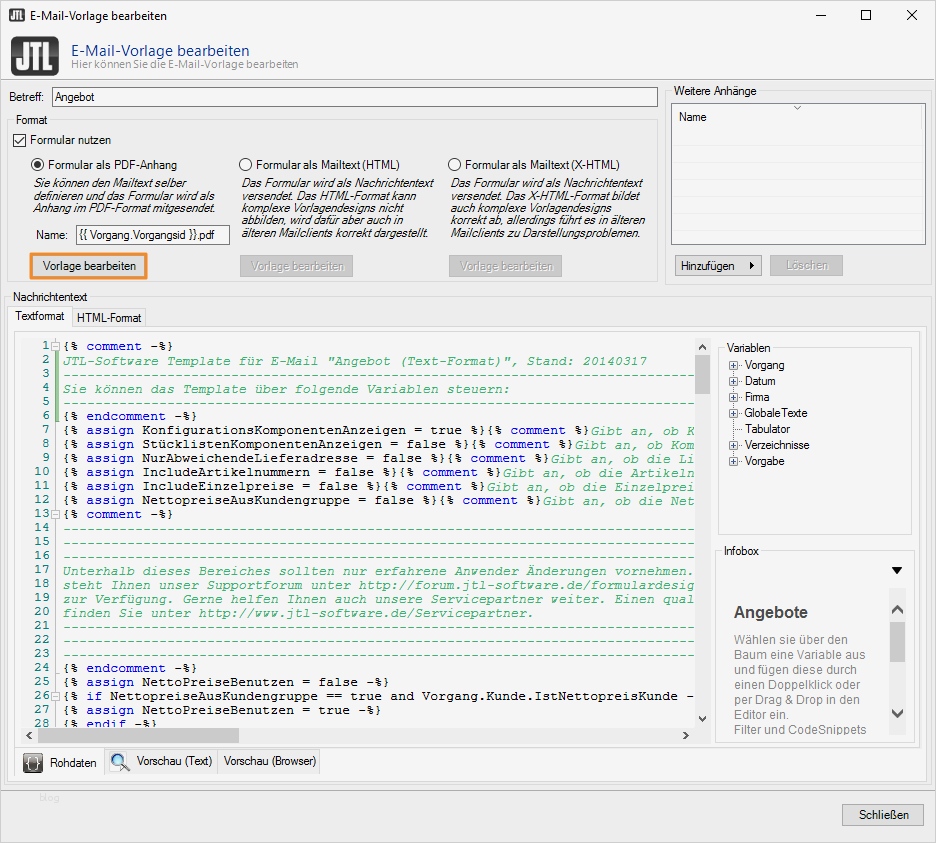 E Mail Vorlage Erstellen Süß Mailvorlagen In Jtl Wawi Erstellen – Jtl Guide