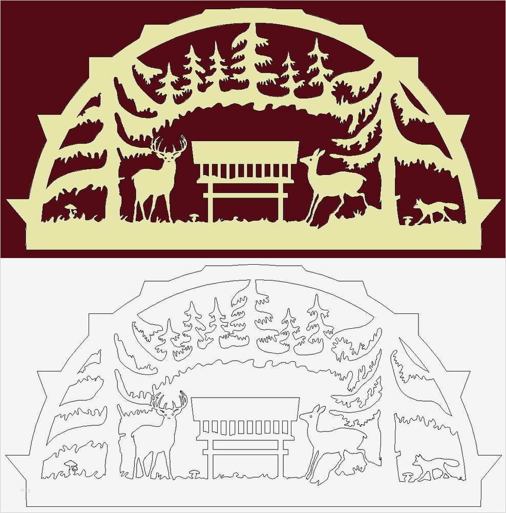 Ebay Agb Vorlage Angenehm Schwibbogen Vorlage Tiere An Der Futterkrippe Im Wald