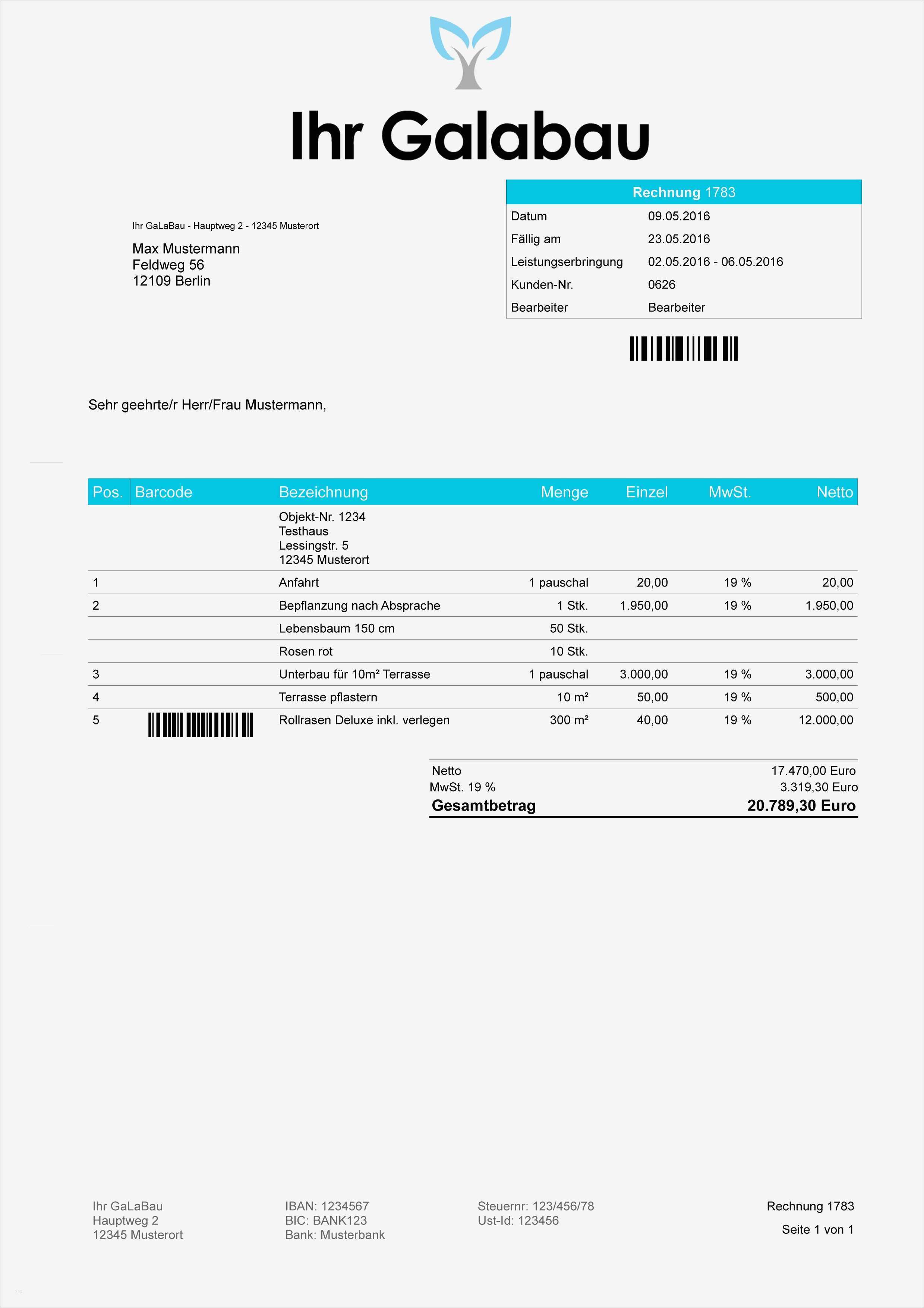 Ebay Artikelbeschreibung HTML Vorlage Angenehm Rechnungsprogramm Gartenbau Landschaftsbau