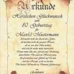 Ehrenurkunde Vorlage Kostenlos Großartig Ur35 Urkunde Zum Geburtstag 40 50 60 70 80 90