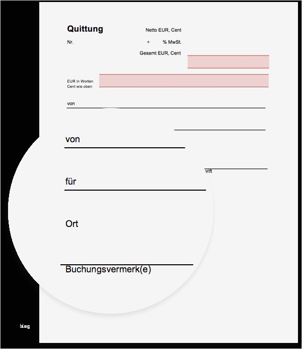 Eigenbeleg Vorlage Pdf Bewundernswert Quittungsvordruck Vorlage Als Kostenloser Download Für Excel