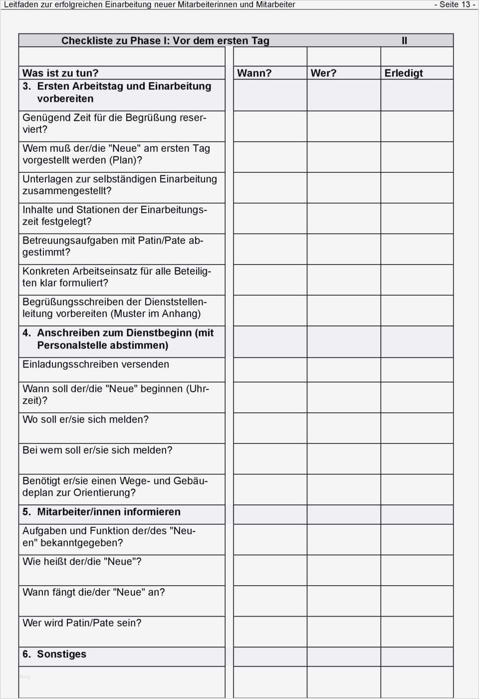 Einarbeitungsplan Neuer Mitarbeiter Vorlage Erstaunlich 68 Sammlung Einarbeitungsplan Neuer Mitarbeiter Muster Gut