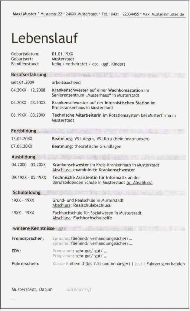 Einfacher Lebenslauf Vorlage Word Hübsch Charmant Freier Schuldschein Vorlage Word Dokument