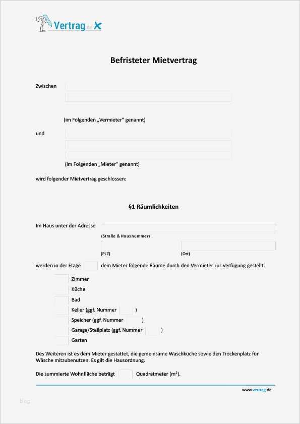 Einfacher Praktikumsvertrag Vorlage Wunderbar Befristeter Mietvertrag › Mietvertrag Muster