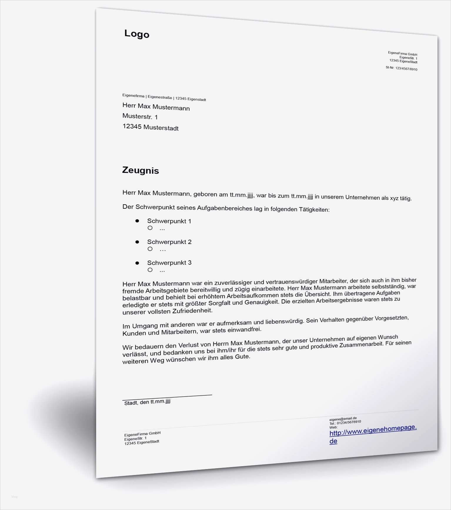 Einfaches Arbeitszeugnis Vorlage Kostenlos Fabelhaft Einfaches Arbeitszeugnis Vorlage Unsere Zeit War Wunderbar