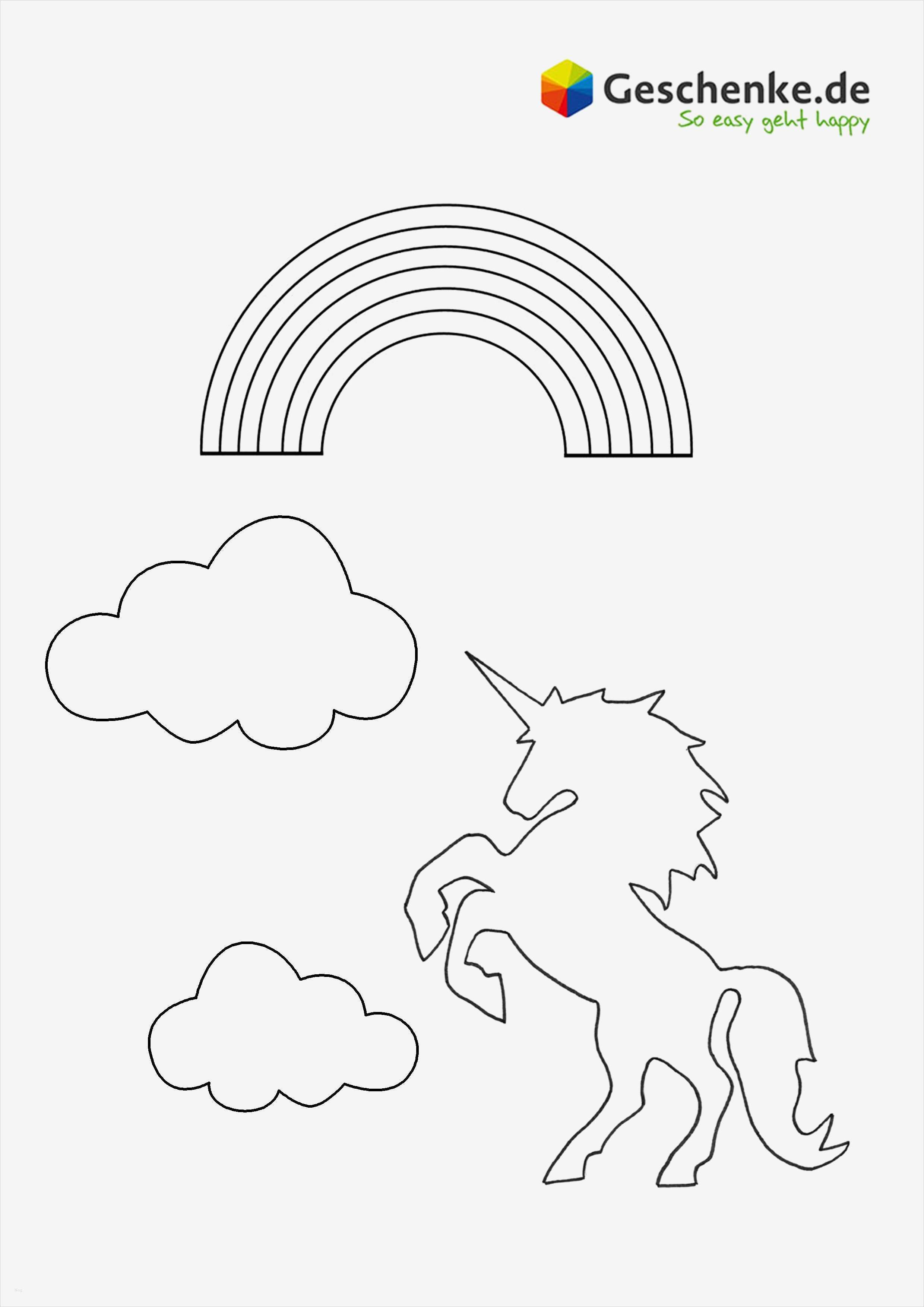 Einhorn Basteln Vorlage Bewundernswert Einhorn Vorlage Zum Basteln