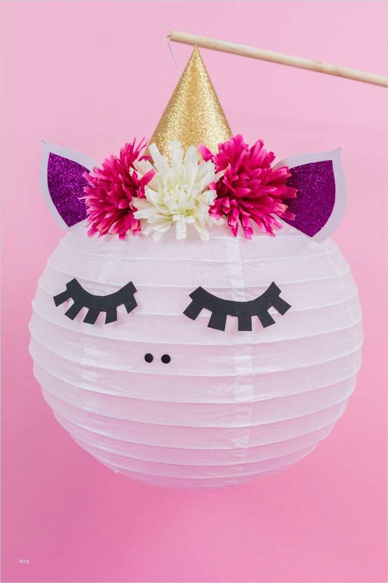 Einhorn Basteln Vorlage Großartig Einhorn Laterne Basteln Schnelle Diy Idee