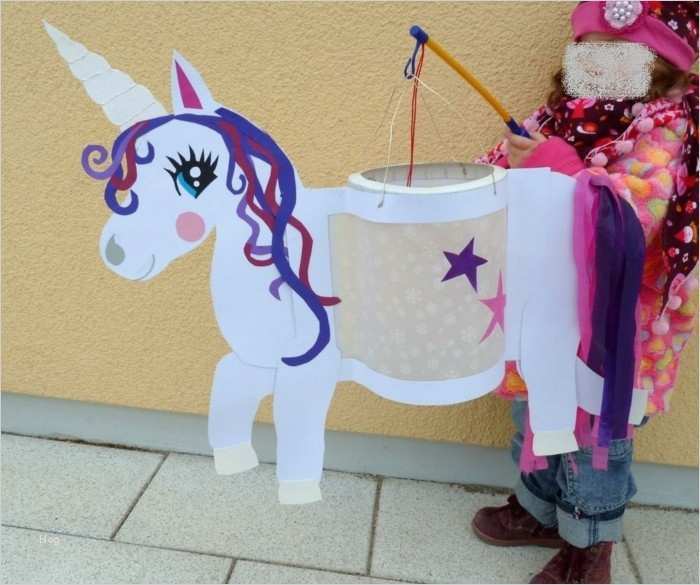 Einhorn Basteln Vorlage Schön Laterne Selber Basteln 42 Einfache Vorlagen Und Ideen