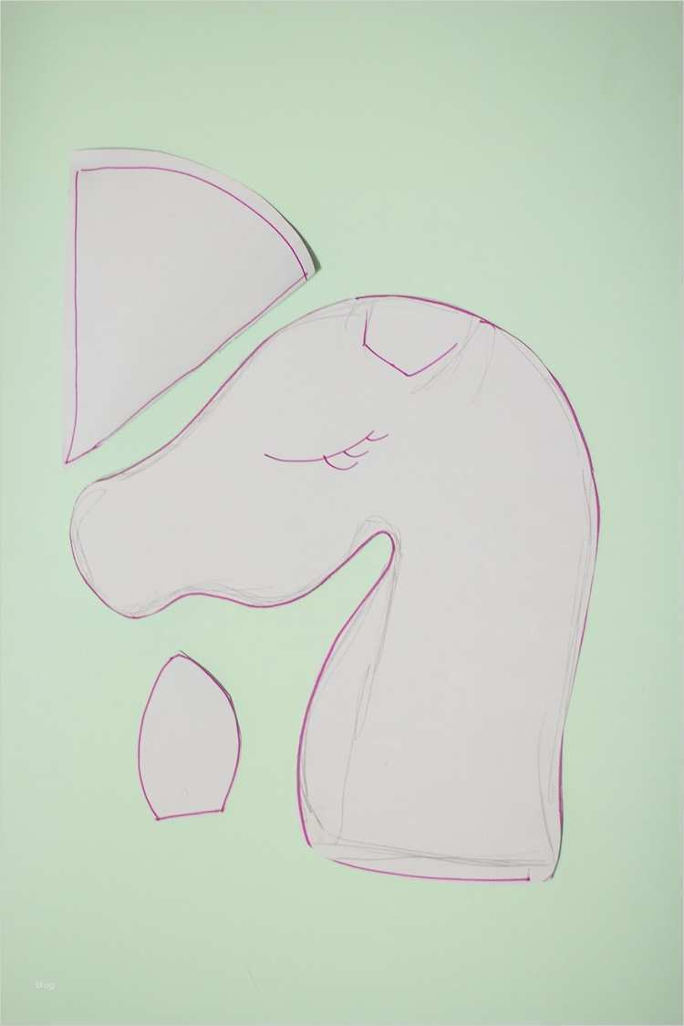 Einhorn Vorlage Zum Basteln Best Of Steckenpferd Basteln Für Spannende Kinderspiele 4