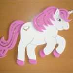 Einhorn Vorlage Zum Basteln Erstaunlich Buffys Welt Moosgummifiguren