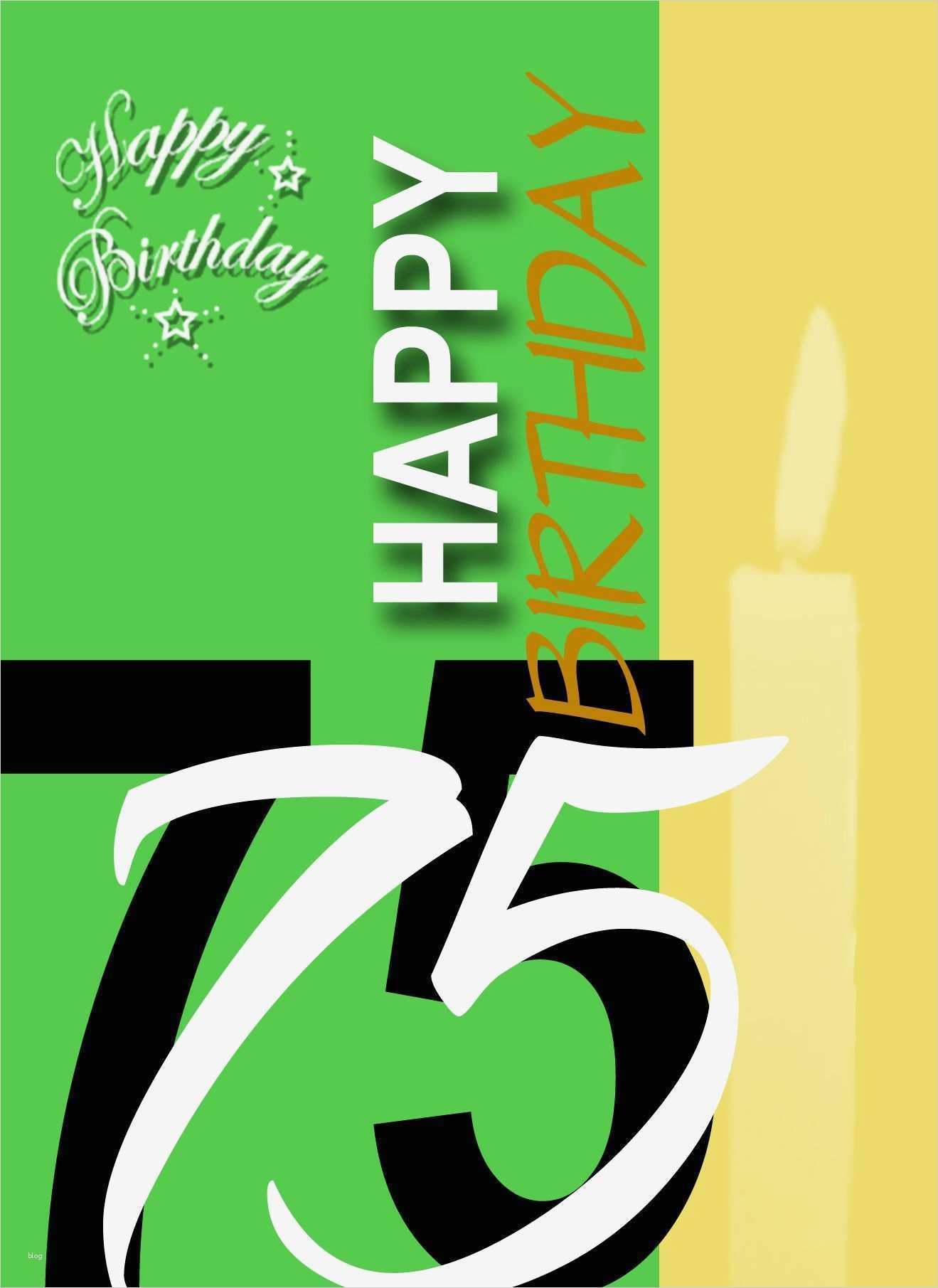 Einladung 2 Geburtstag Vorlage Wunderbar Einladung 75 Geburtstag