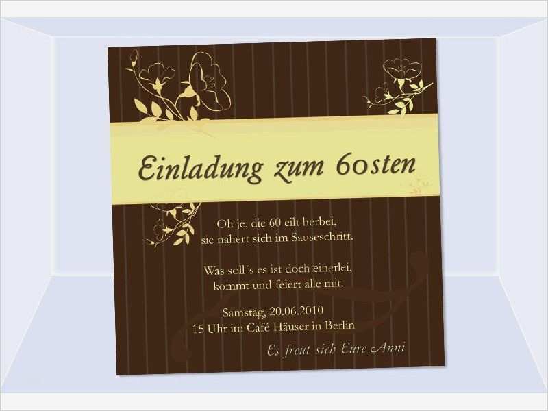 Einladung 60 Geburtstag Vorlagen Kostenlos Best Of Einladung Zum 60 Geburtstag Vorlagen Kostenlos