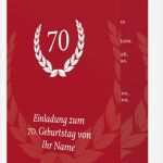 Einladung 70 Geburtstag Vorlage Kostenlos Genial Einladung Zum 70 Geburtstag