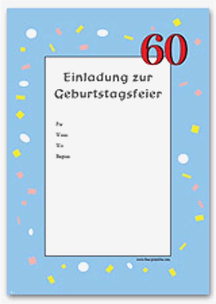 Einladung 75 Geburtstag Vorlage Kostenlos Angenehm 60 Geburtstag Einladung