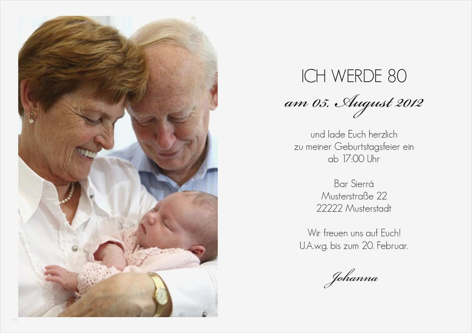 Einladung 80 Geburtstag Vorlage Inspiration Einladung 80 Geburtstag