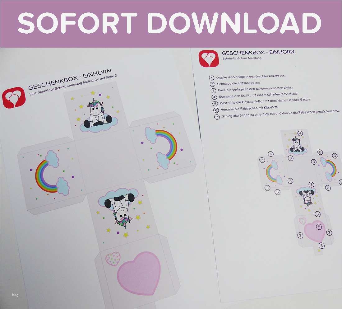 Großzügig Geschenkbox Vorlage Zum Ausdrucken Ideen