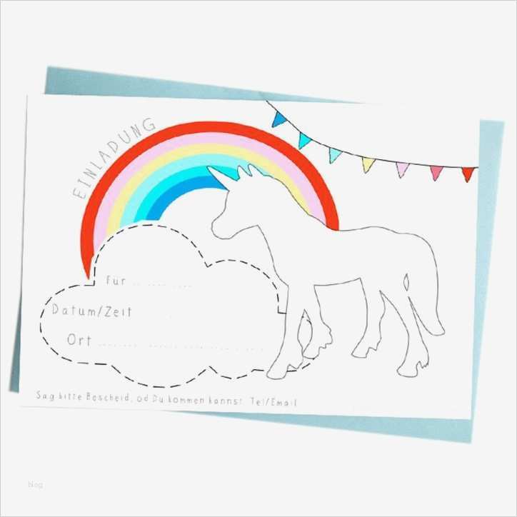 Einladung Einhorn Vorlage Großartig Einhorn Einladungskarten Unicorn Invitations