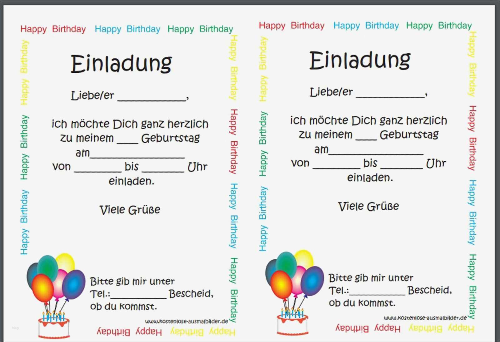 Einladung Einschulung Vorlagen Erstaunlich Einladung Kindergeburtstag Ausdrucken ⋆ Geburtstag