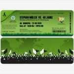 Einladung Eintrittskarte Vorlage Kostenlos Hübsch Einladungskarten Zum Geburtstag Als Fussball Ticket