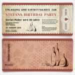 Einladung Eintrittskarte Vorlage Kostenlos Schön Einladungskarten Als Eintrittskarte Wein Online Bestellen