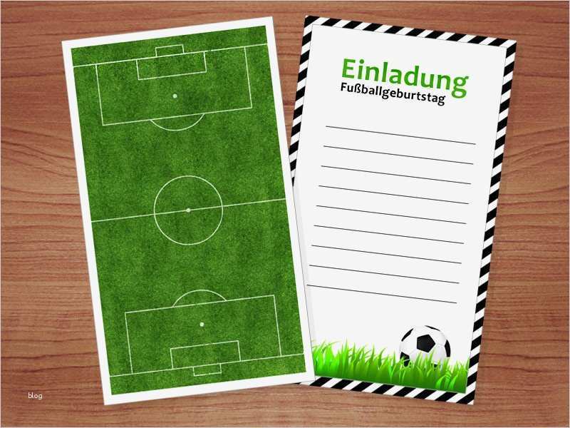 Fussball Einladung kostenlose Vorlagen zum Ausdrucken