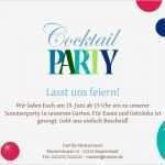Einladung Gartenparty Vorlage Großartig Einladung Cocktailparty Colored Balls