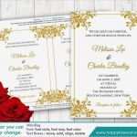 Einladung Goldene Hochzeit Vorlage Word Luxus Diy Druckbare Hochzeit Einladung Vorlage sofort Download