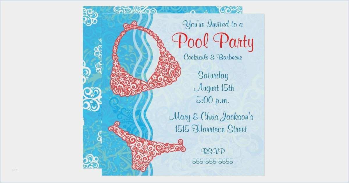 Einladung Kindergeburtstag Vorlage Genial Einladungskarten Schwimmbad Vorlagen – Travelslow