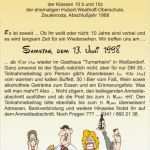 Einladung Klassentreffen Vorlage Genial Einladung Zum Klassentreffen Picketfenceyarn