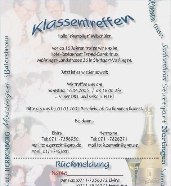 Einladung Klassentreffen Vorlage Süß Klassentreffen Einladung Vorlage – Travelslow